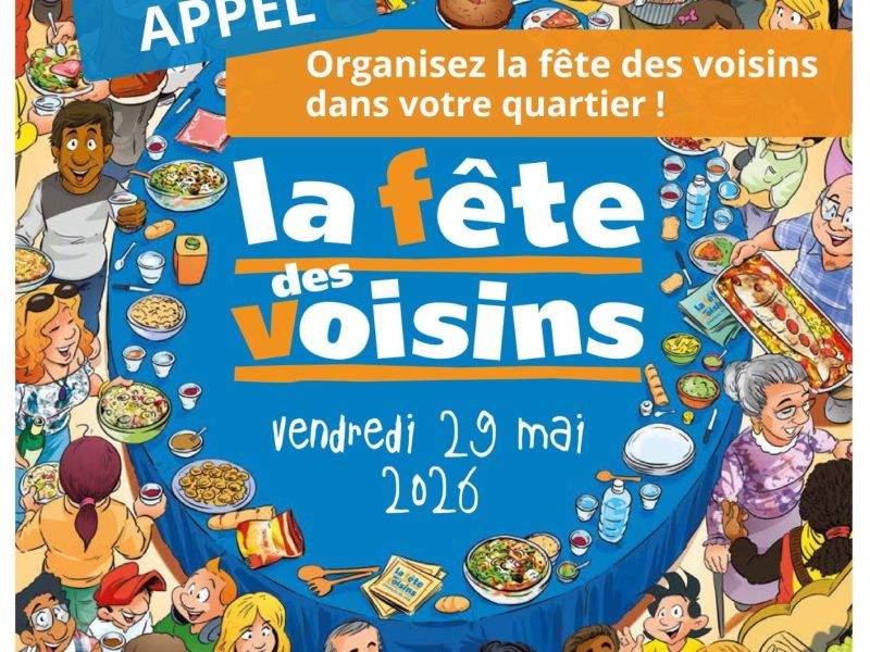 APPEL : Organisez la fête des voisins dans votre quartier !