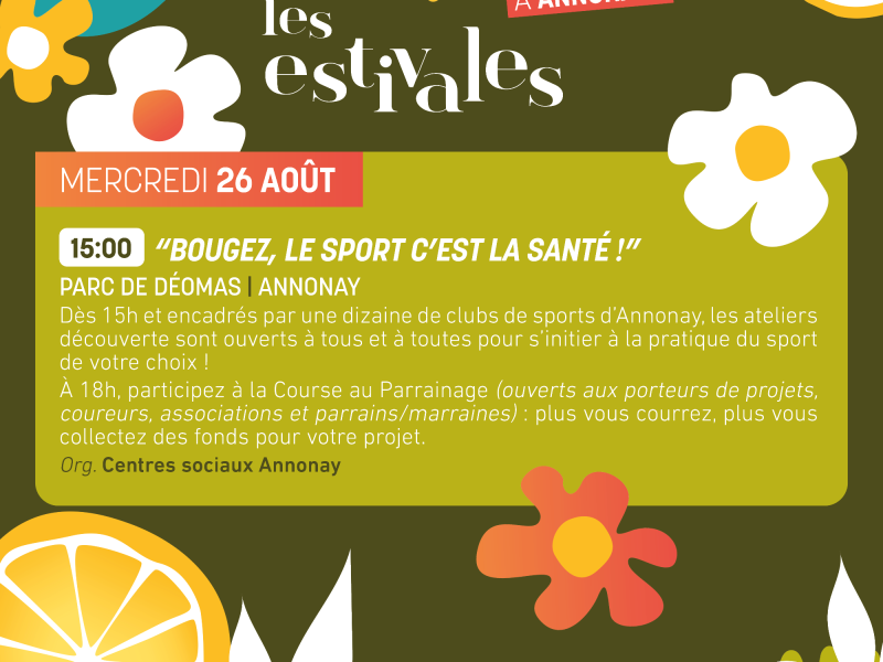 Bougez ! Le sport c'est la santé et la solidarité