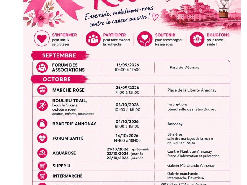Parlons santé : un mois pour prévenir et dépister le cancer du sein avec la Ligue contre le cancer