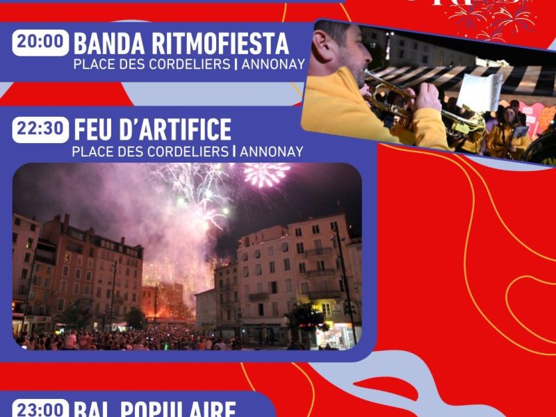 LES ESTIVALES – 13 & 14 JUILLET À ANNONAY