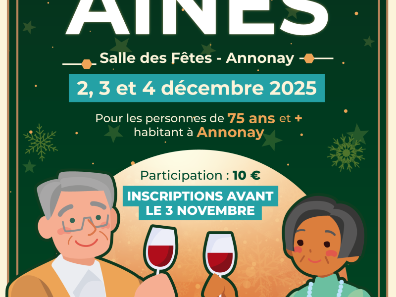 Inscription REPAS DES AÎNÉS et COLIS DES FÊTES