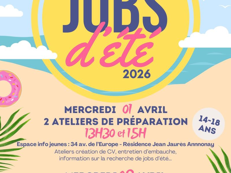 FORUM JOB D'ÉTÉ 2026 : Ateliers de préparation