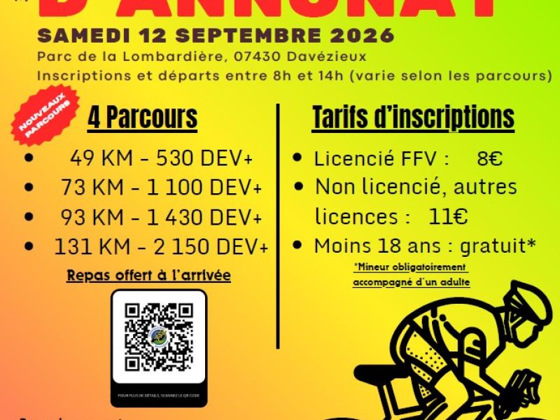 RALLYE CYCLO D'ANNONAY