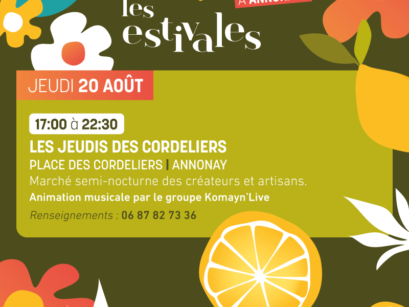 3e édition - Les Jeudis des Cordeliers