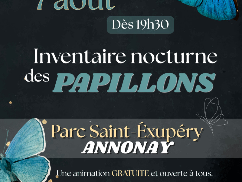 Inventaire nocturne des papillons : 07 AOÛT à ANNONAY